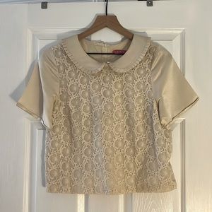 Manoush Lace Detail Top